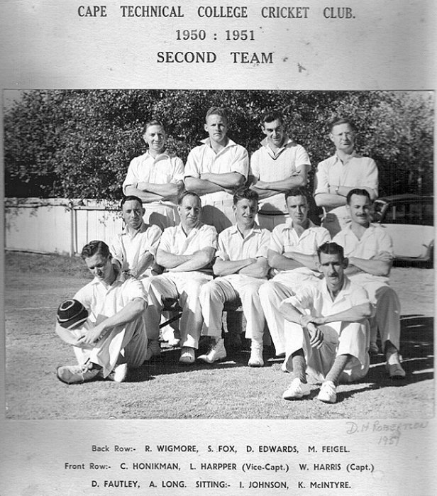 Cape Technical College Cricket Club 1951