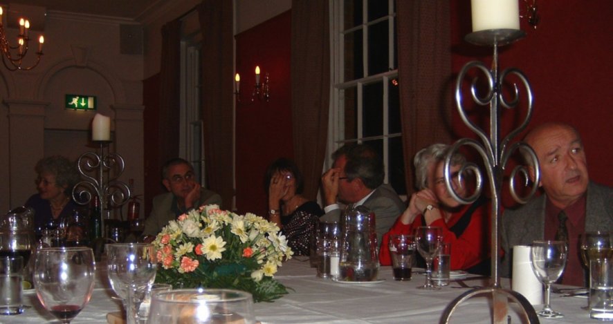 exchanging stories round the table