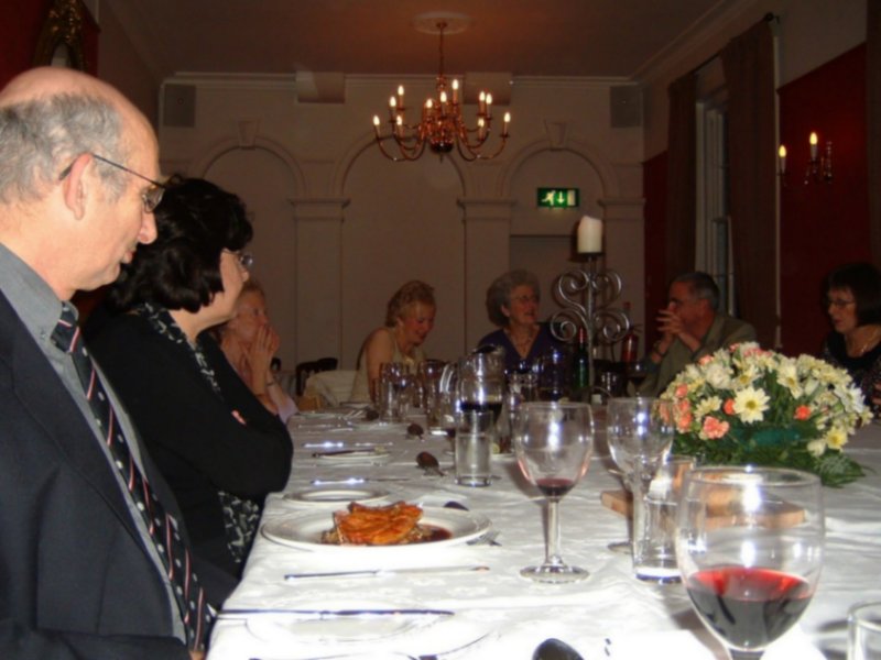 enjoying the meal